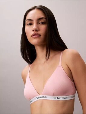 Calvin Klein Women's Lightly Lined Triangle Bra Green Size XS/S